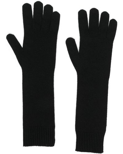 Moncler Long Wool Gloves - Black