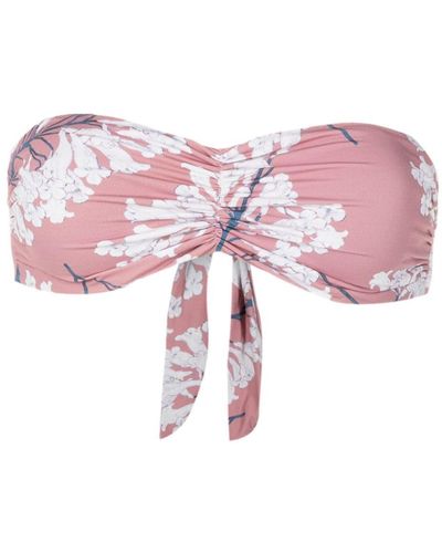 Clube Bossa Venet Floral-print Bikini Top - Pink
