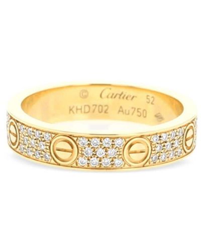 Cartier 2020 Love ダイヤモンド リング イエローゴールド - メタリック