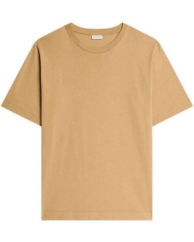Dries Van Noten Crew-neck Cotton T-shirt - Natural