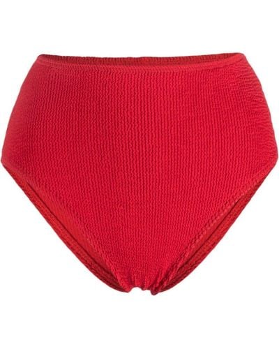 Bondeye Bragas de bikini de talle alto - Rojo