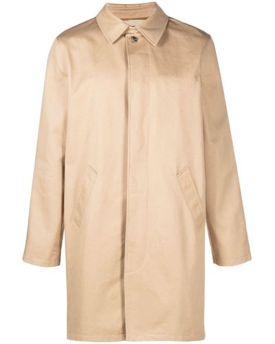 A.P.C. Ville Cotton Raincoat - Natural