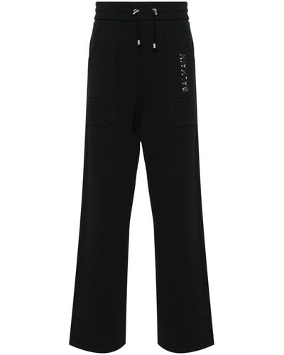 Balmain Pantalones de chándal anchos - Negro