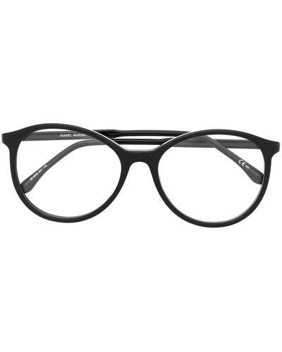 Isabel Marant Brille mit rundem Gestell - Schwarz