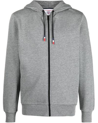 Rossignol Zip-up Hooded Sweatshirt - Grey