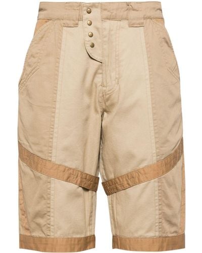 Private Stock The Temukin Cotton Shorts - Natural