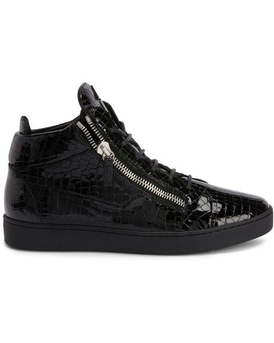 Giuseppe Zanotti Kriss Leather Sneakers - Black