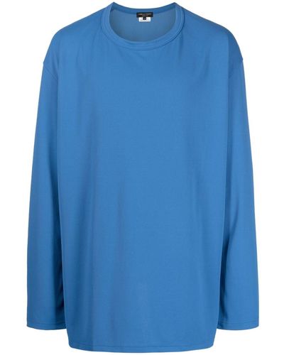 Comme des Garçons T-shirt à manches longues - Bleu