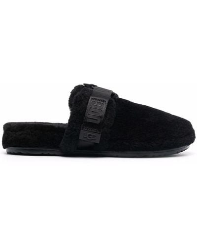 UGG Slippers con stampa - Nero
