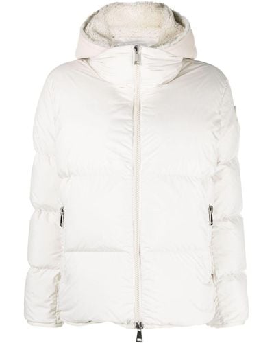 Moncler Labbe Padded Down Jacket - White