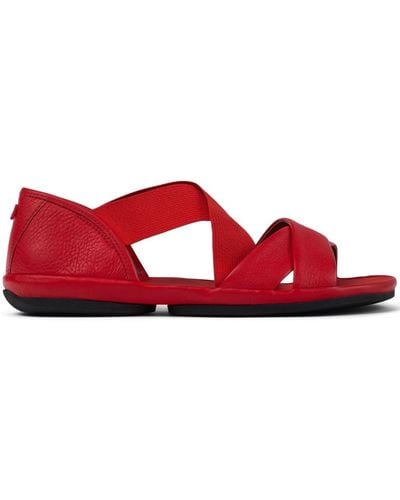 Camper Right Nina Leather Sandals - Red