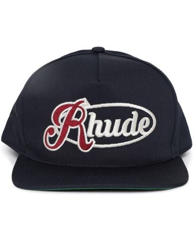 Rhude Scrip ベースボールキャップ - ブルー