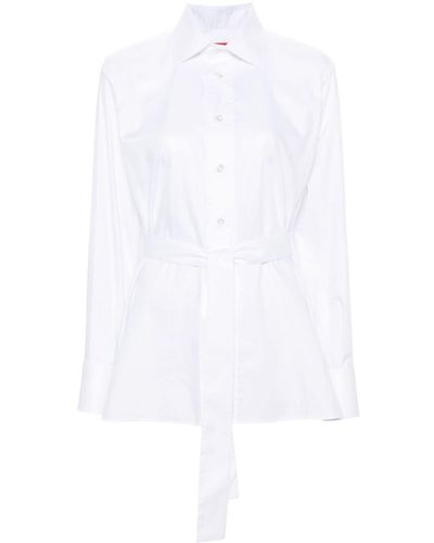 Wild Cashmere Janet Cotton Shirt - White