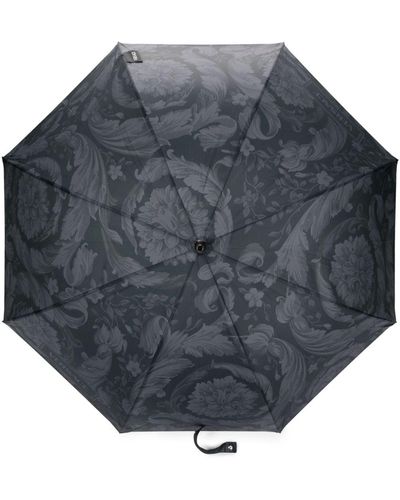 Versace Parapluie à imprimé Barocco - Gris