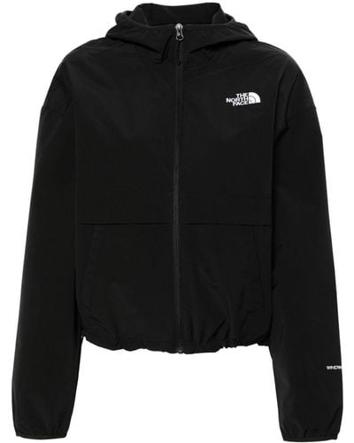 The North Face Logo-embroidered Hooded Jacket - Black