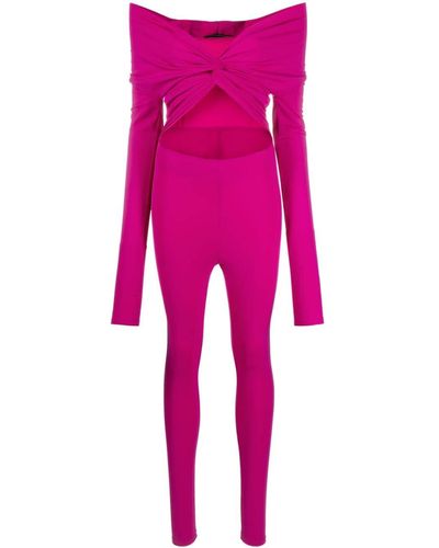 ANDAMANE Kendall Cut-out Jumpsuit - Pink