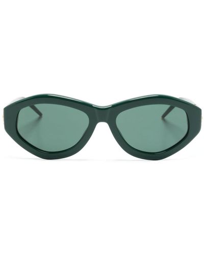 Casablancabrand Sonnenbrille mit geometrischem Gestell - Grün
