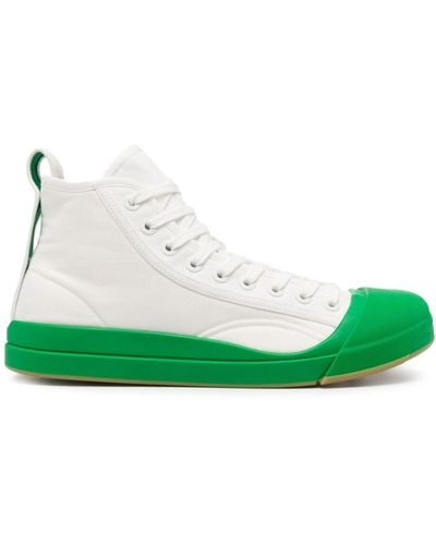 Bottega Veneta Vulcan hi-top sneakers - Vert