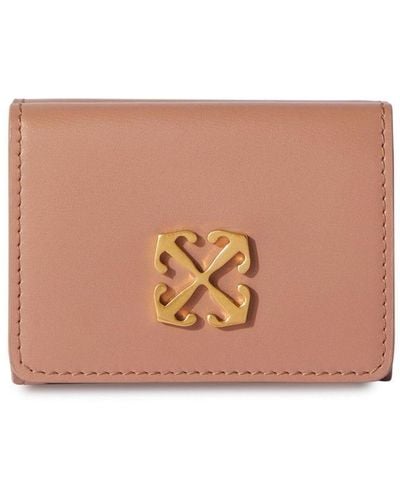 Off-White c/o Virgil Abloh Jitney Leather Wallet - Natural