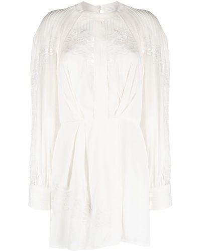 IRO Belinda Lace-trim Dress - White