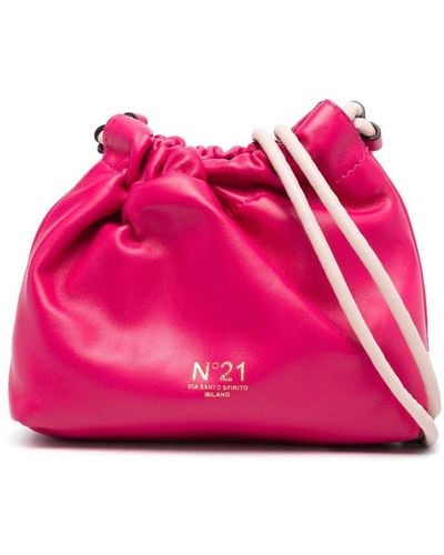 N°21 Eva Leather Crossbody Bag - Pink