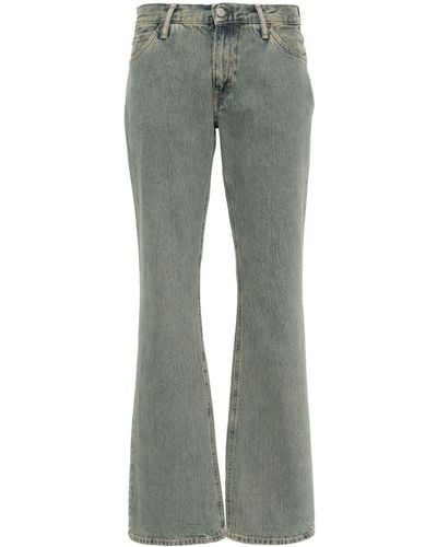 Acne Studios Low-rise Bootcut Jeans - Grey