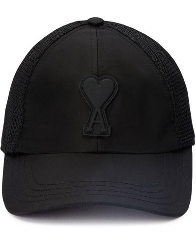 Ami Paris Casquette Ami De Coeur - Noir