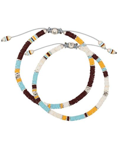 M. Cohen Set Of 2 Rainbow Bracelets - White
