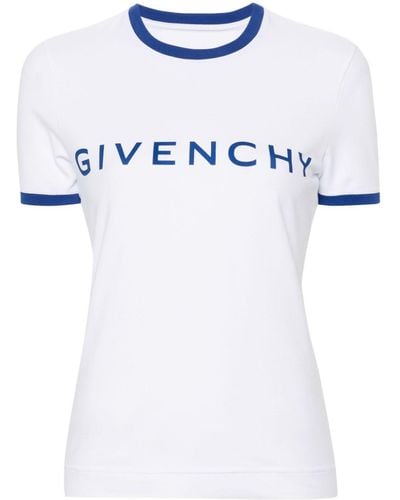 Givenchy T-Shirt mit Logo-Print - Weiß