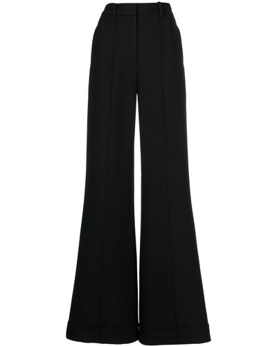 Adam Lippes Pantalon à taille haute - Noir