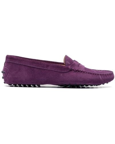 Tod's Gommino Loafers - Paars