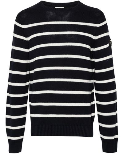 Ecoalf Limo Striped Sweater - Blue