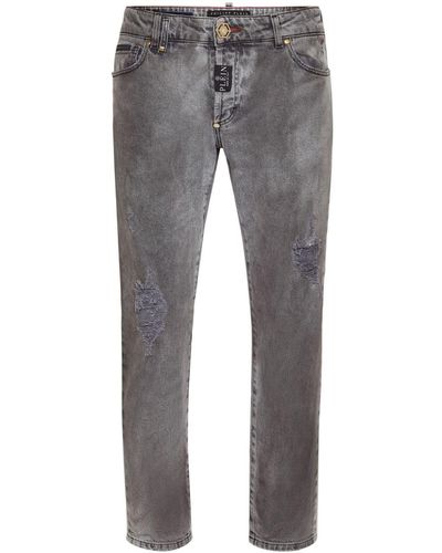Philipp Plein Mid-rise skinny jeans - Grau