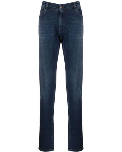 PT Torino Mid-rise Tapered Jeans - Blue