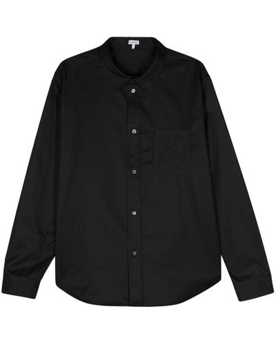 Loewe Camicia Trompe L'Oeil - Nero