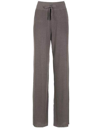 Olympiah Straight-leg Pants - Gray