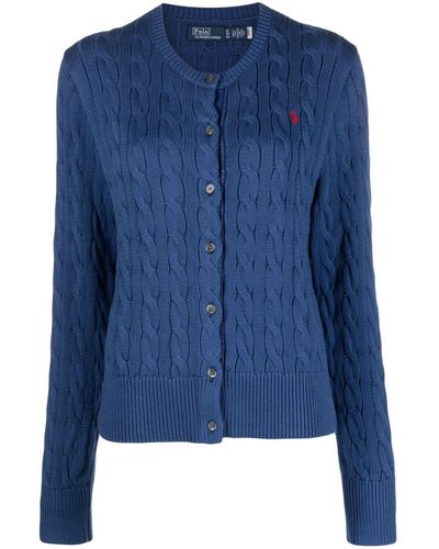 Polo Ralph Lauren Vest Met Geborduurd Logo - Blauw