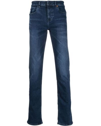 BOSS Jeans con applicazione - Blu