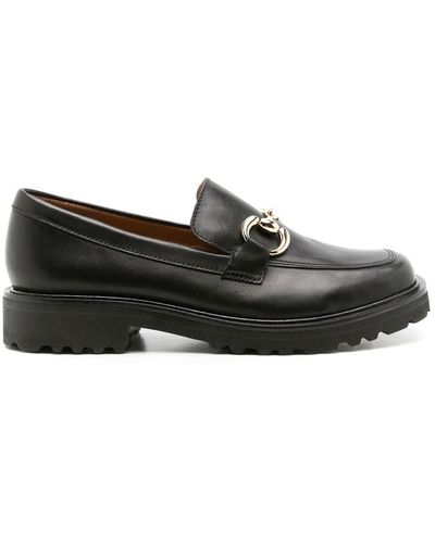 Sarah Chofakian Betsy Leather Loafer - Black