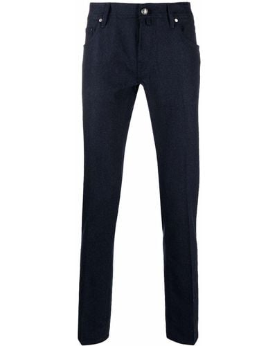 Jacob Cohen Straight-leg Tailored Pants - Blue