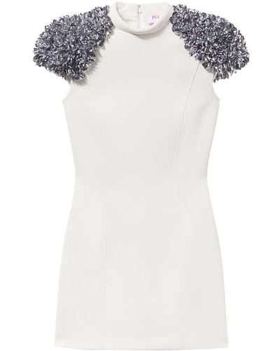 Emilio Pucci Sequin-embellished Jersey Minidress - White