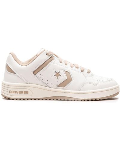 Converse Sneakers Weapon in pelle - Bianco