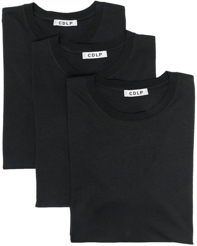 CDLP Drie T-shirts - Zwart
