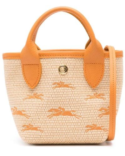 Longchamp Bolso Le Panier Pliage Basket mini - Naranja