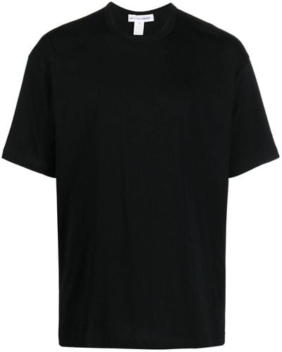 Comme des Garçons Crewneck Cotton T-shirt - Black