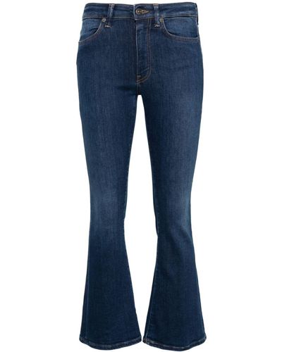 Dondup Mandy Bootcut-Jeans mit hohem Bund - Blau