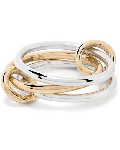 Spinelli Kilcollin 18kt Geelgouden En Zilveren Ring - Wit