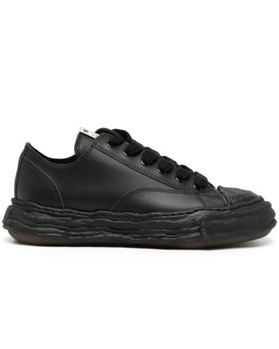 Maison Mihara Yasuhiro Peterson 23 Original Sole Leather Sneakers - Black