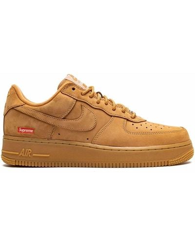 Nike X Supreme Air Force 1 Low Sp "wheat" Sneakers - Bruin