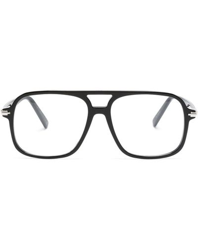 Dior オーバーサイズ 眼鏡フレーム - ブラック